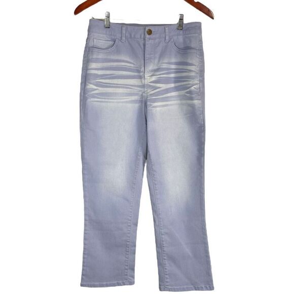 LOGO by Lori Goldstein Women’s Size 6 Light Wash Hi Rise Bootcut Jeans Brand New - Picture 1 of 13